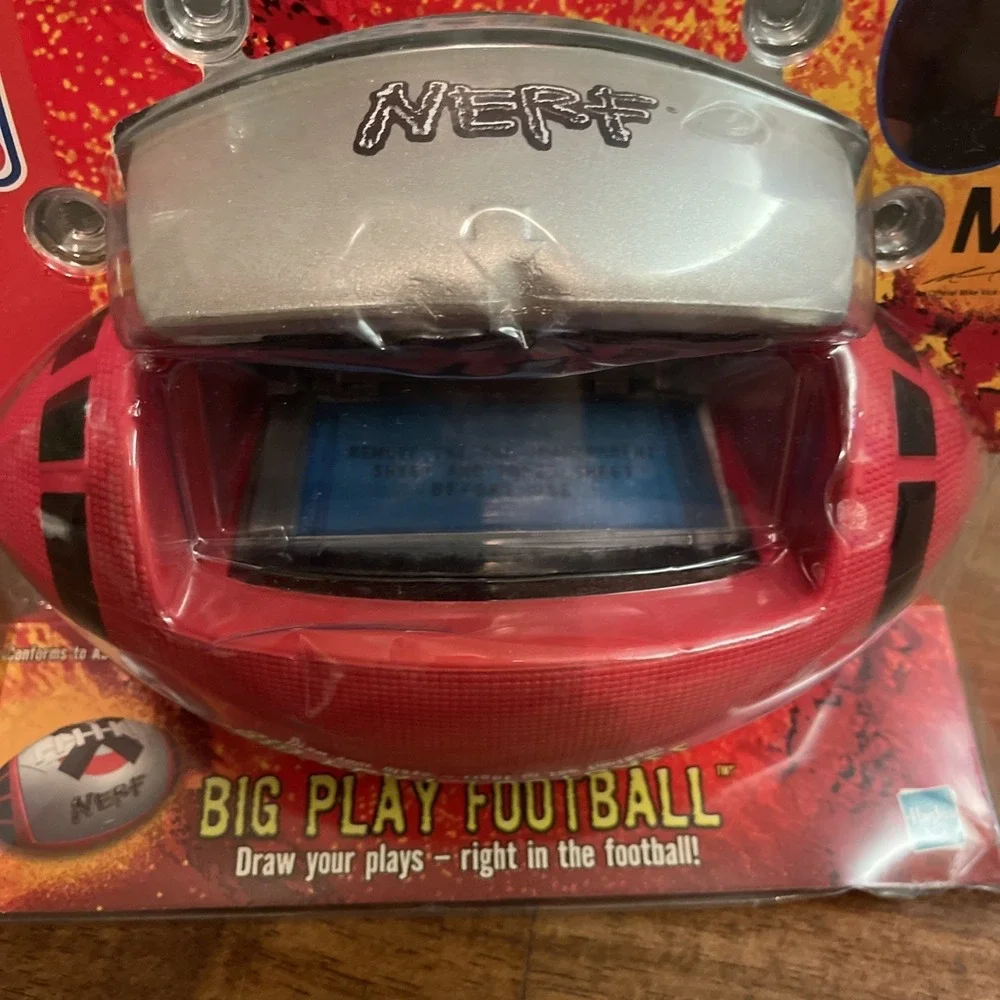 Vtg 2003 Nerf Big Play Michael Vick Football Rare Play calling / Route Panel NEW